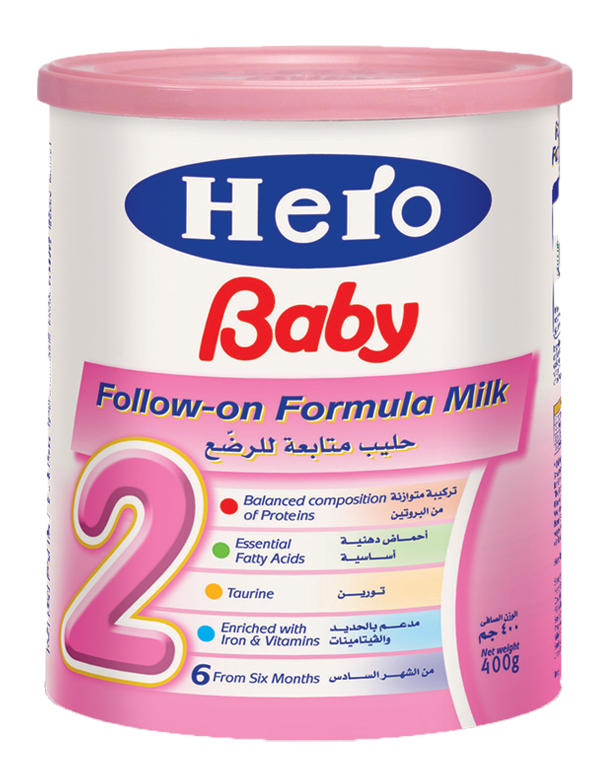 HERO BABY 2 MILK 400G - Tay Pharmacies